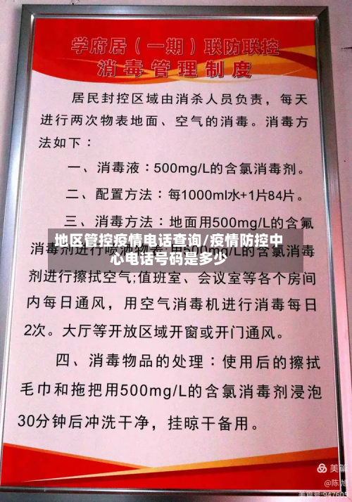 地区管控疫情电话查询/疫情防控中心电话号码是多少-第2张图片