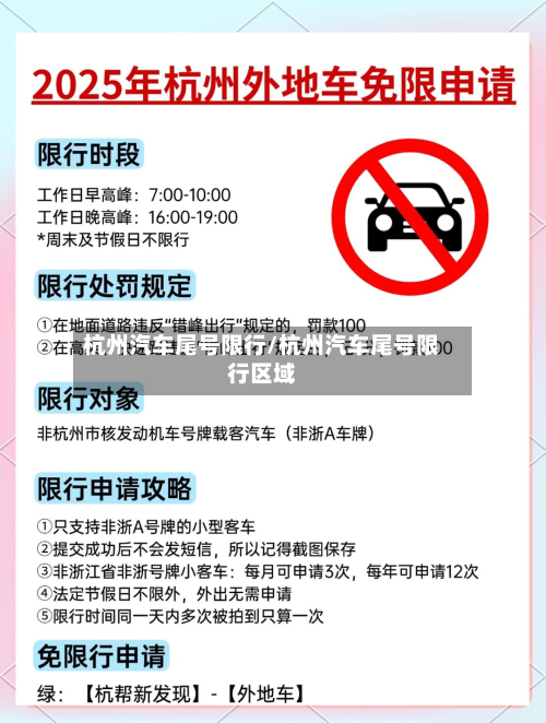 杭州汽车尾号限行/杭州汽车尾号限行区域-第2张图片