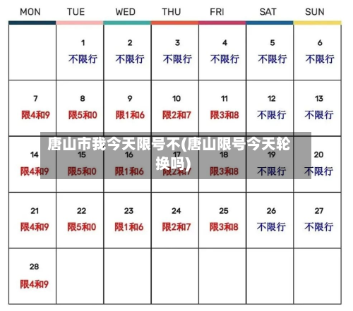 唐山市我今天限号不(唐山限号今天轮换吗)-第2张图片