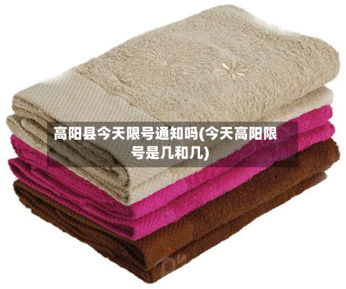 高阳县今天限号通知吗(今天高阳限号是几和几)