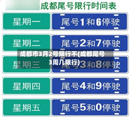 成都市3月2号限行不(成都尾号3周几限行)