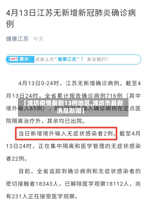 【潍坊疫情最新13例地区,潍坊市最新消息新闻】-第3张图片