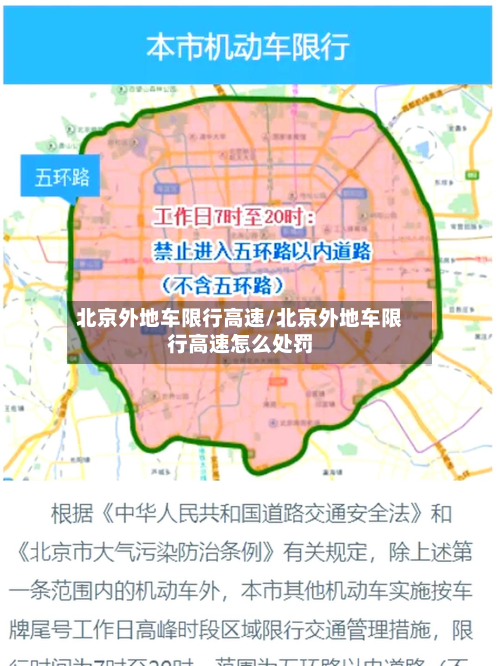 北京外地车限行高速/北京外地车限行高速怎么处罚