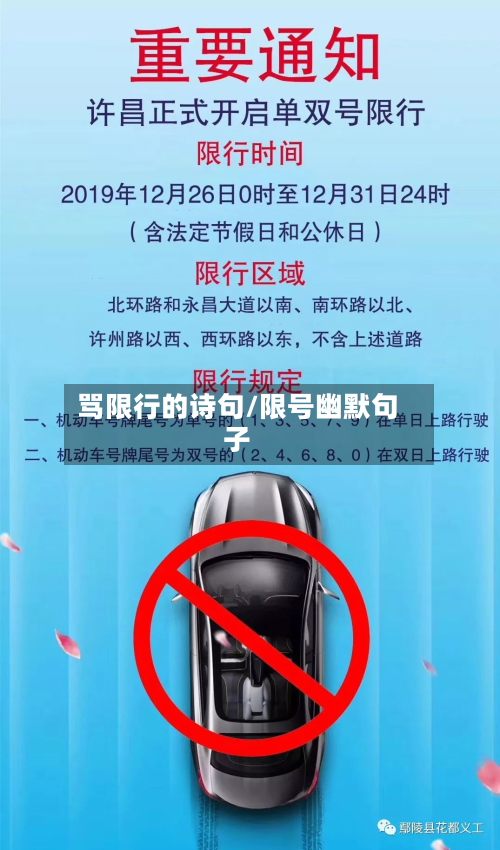 骂限行的诗句/限号幽默句子-第3张图片