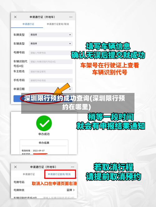 深圳限行预约成功查询(深圳限行预约在哪里)-第3张图片