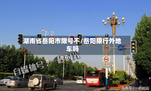 湖南省岳阳市限号不/岳阳限行外地车吗