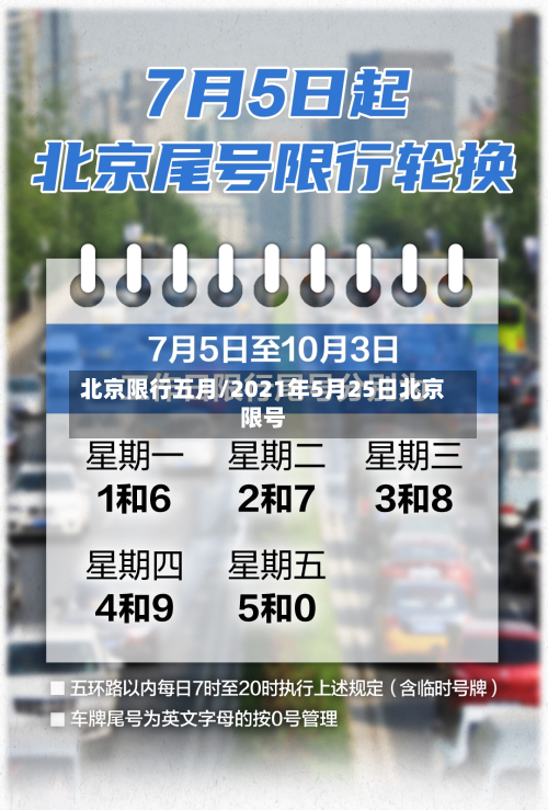 北京限行五月/2021年5月25日北京限号-第3张图片