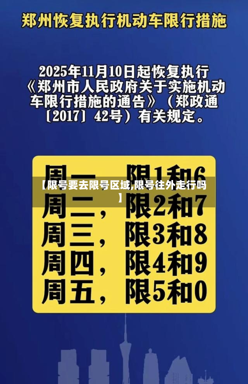 【限号要去限号区域,限号往外走行吗】-第1张图片