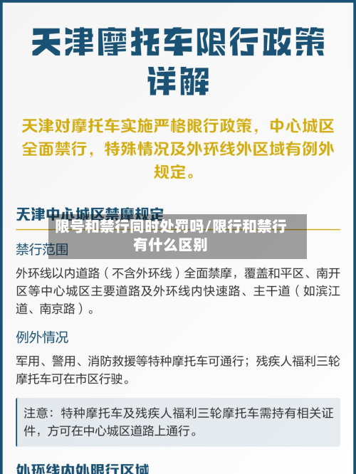 限号和禁行同时处罚吗/限行和禁行有什么区别-第2张图片