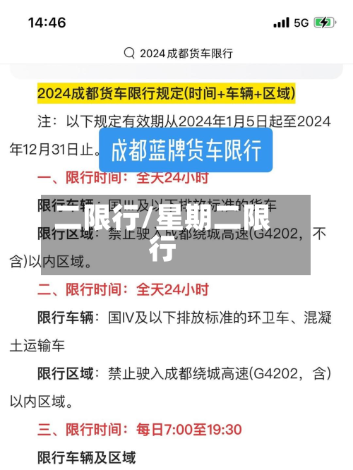 二限行/星期二限行-第3张图片