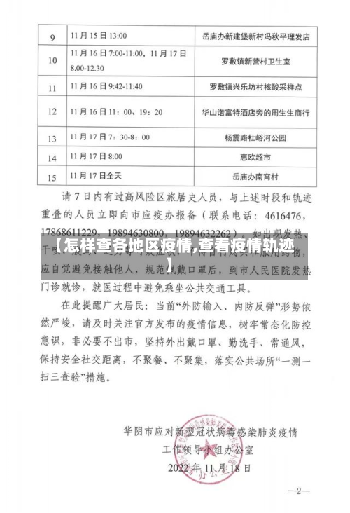 【怎样查各地区疫情,查看疫情轨迹】
