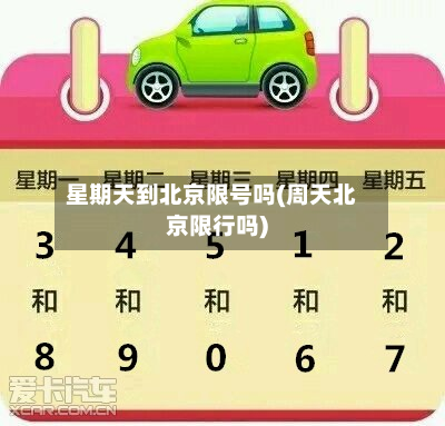 星期天到北京限号吗(周天北京限行吗)
