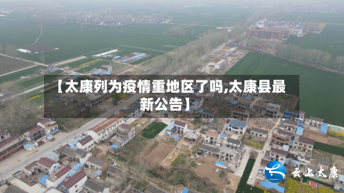 【太康列为疫情重地区了吗,太康县最新公告】-第3张图片