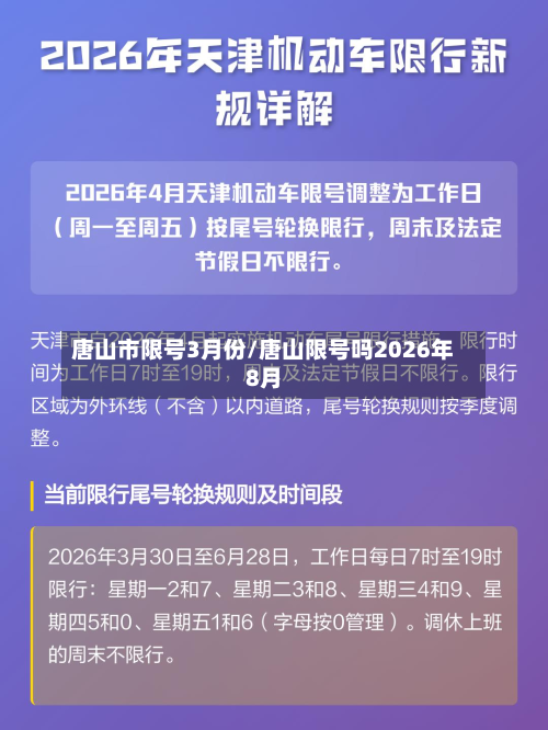 唐山市限号3月份/唐山限号吗2026年8月