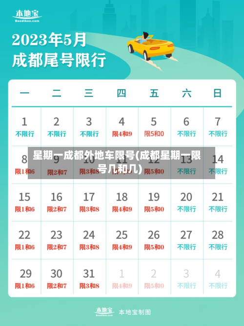 星期一成都外地车限号(成都星期一限号几和几)-第3张图片