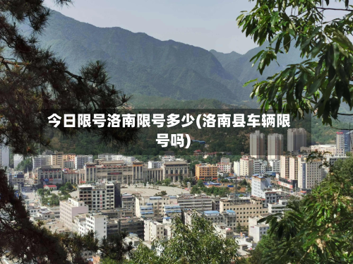 今日限号洛南限号多少(洛南县车辆限号吗)