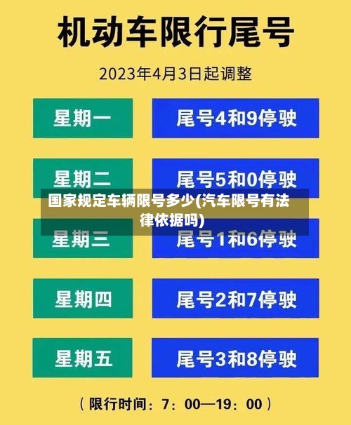 国家规定车辆限号多少(汽车限号有法律依据吗)-第2张图片