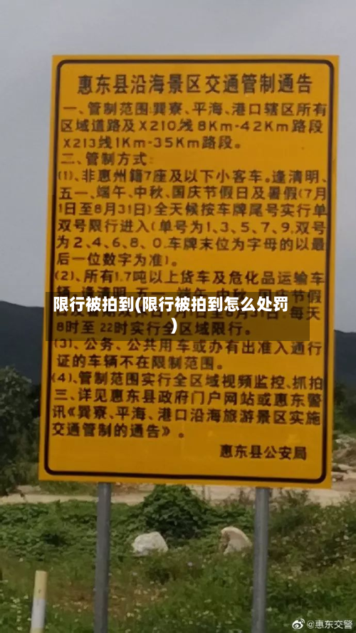 限行被拍到(限行被拍到怎么处罚)-第2张图片