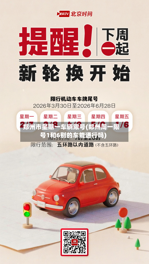 郑州市星期一车辆限号(郑州周一限号1和6别的车能通行吗)-第3张图片