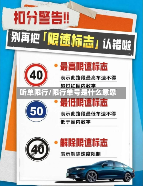 听单限行/限行单号是什么意思-第2张图片