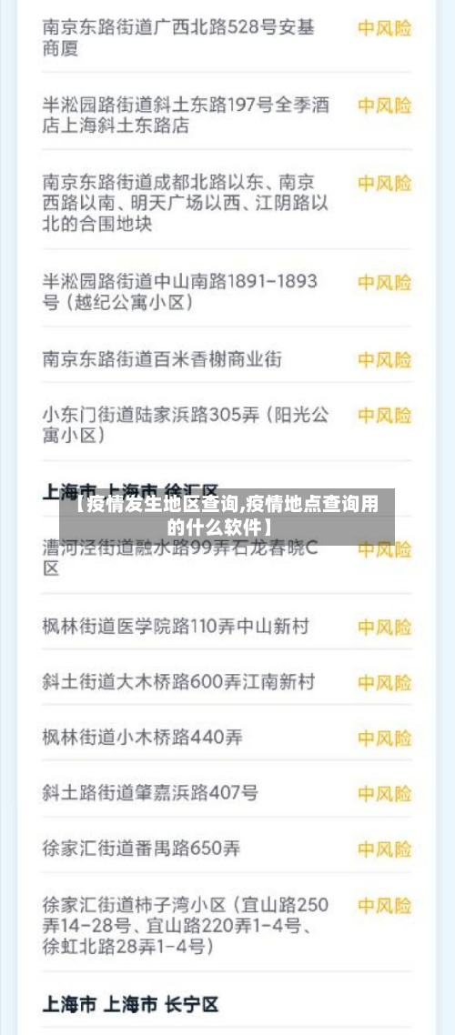 【疫情发生地区查询,疫情地点查询用的什么软件】-第2张图片