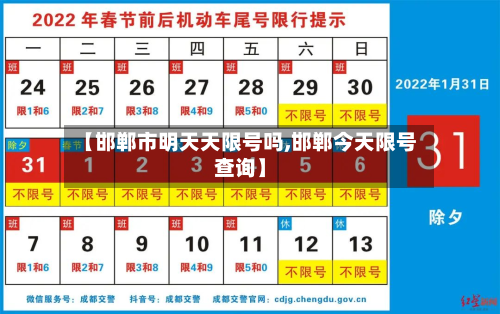 【邯郸市明天天限号吗,邯郸今天限号查询】-第3张图片