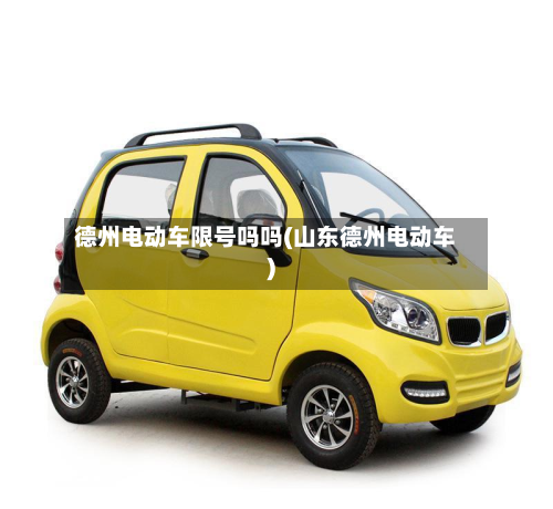 德州电动车限号吗吗(山东德州电动车)-第2张图片
