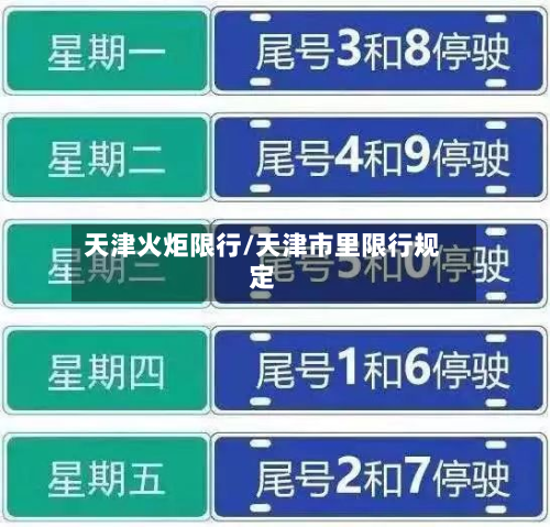 天津火炬限行/天津市里限行规定