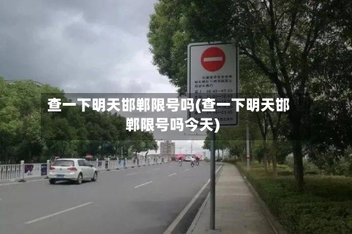查一下明天邯郸限号吗(查一下明天邯郸限号吗今天)