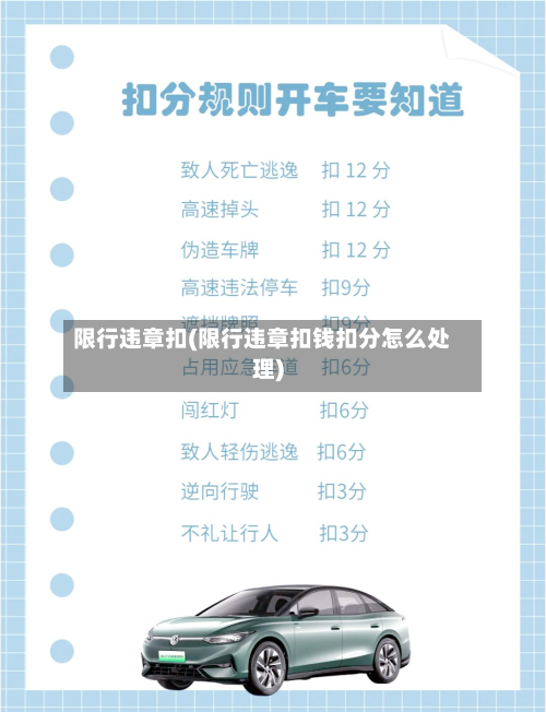 限行违章扣(限行违章扣钱扣分怎么处理)