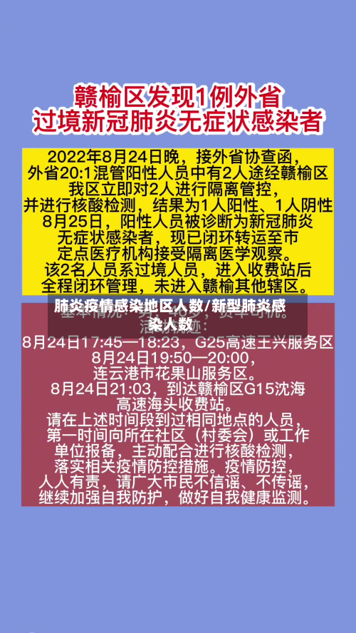肺炎疫情感染地区人数/新型肺炎感染人数