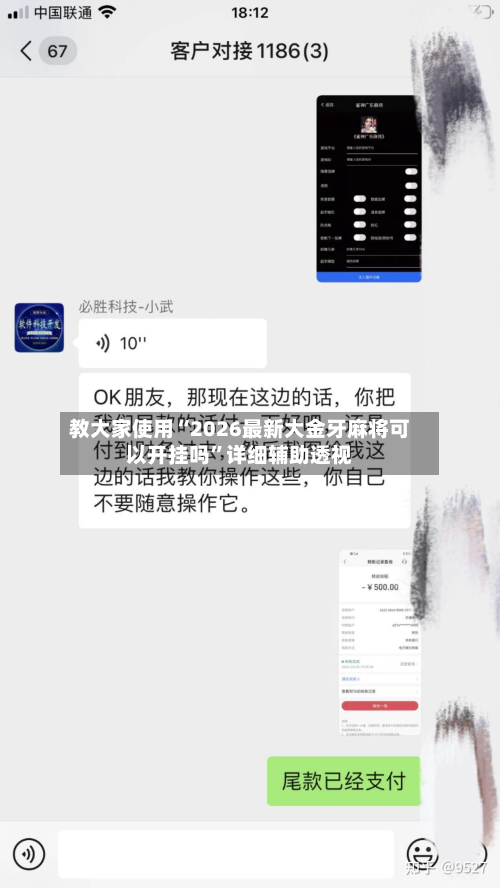 教大家使用“2026最新大金牙麻将可以开挂吗	”详细辅助透视-第2张图片