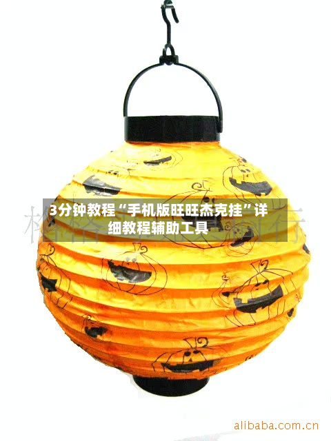 3分钟教程“手机版旺旺杰克挂”详细教程辅助工具-第3张图片