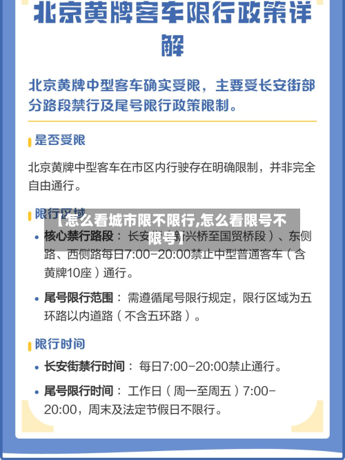 【怎么看城市限不限行,怎么看限号不限号】-第3张图片
