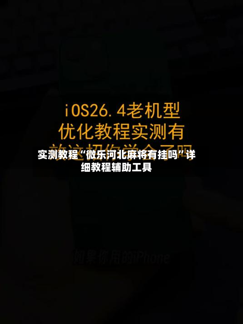 实测教程“微乐河北麻将有挂吗”详细教程辅助工具-第3张图片