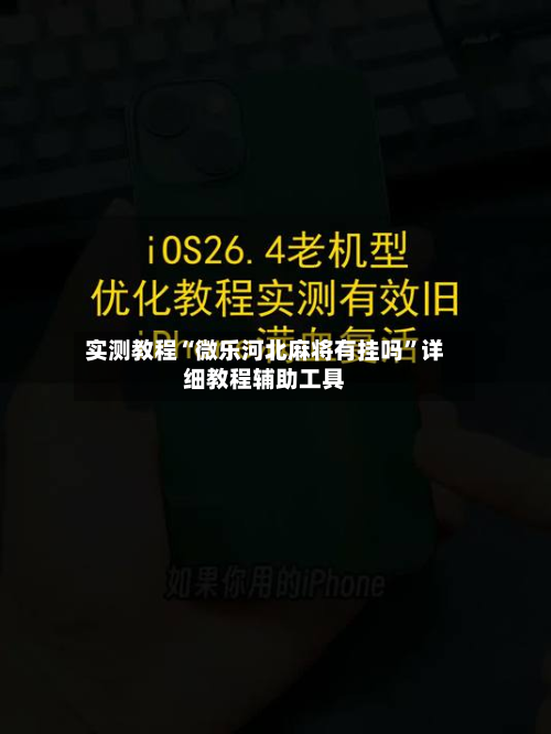 实测教程“微乐河北麻将有挂吗”详细教程辅助工具