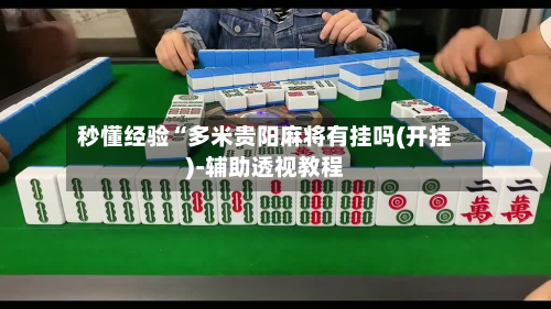 秒懂经验“多米贵阳麻将有挂吗(开挂)-辅助透视教程