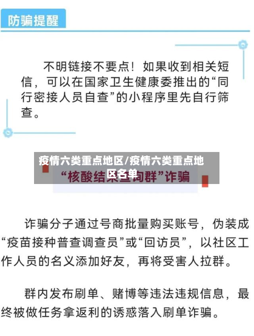 疫情六类重点地区/疫情六类重点地区名单-第2张图片