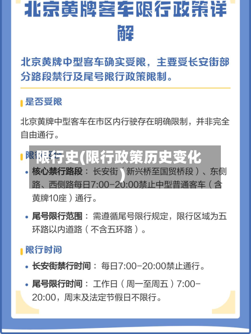 限行史(限行政策历史变化)-第2张图片