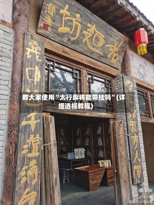 教大家使用“太行麻将能带挂吗	”(详细透视教程)-第2张图片