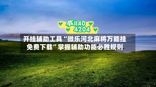 开挂辅助工具“微乐河北麻将万能挂免费下载”掌握辅助功能必胜规则-第2张图片