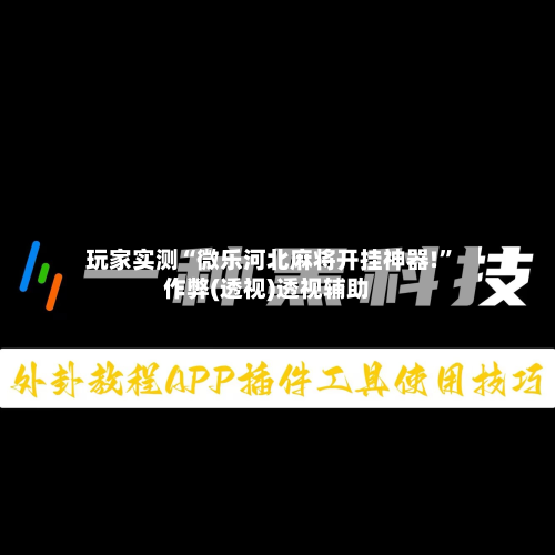 玩家实测“微乐河北麻将开挂神器!”作弊(透视)透视辅助