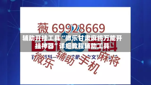 辅助开挂工具“微乐甘肃麻将万能开挂神器”详细教程辅助工具-第2张图片