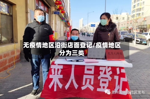 无疫情地区沿街店面登记/疫情地区分为三类
