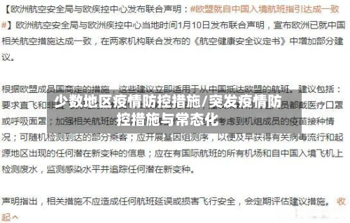 少数地区疫情防控措施/突发疫情防控措施与常态化