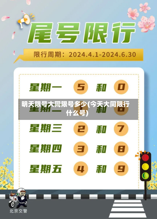 明天限号大同限号多少(今天大同限行什么号)
