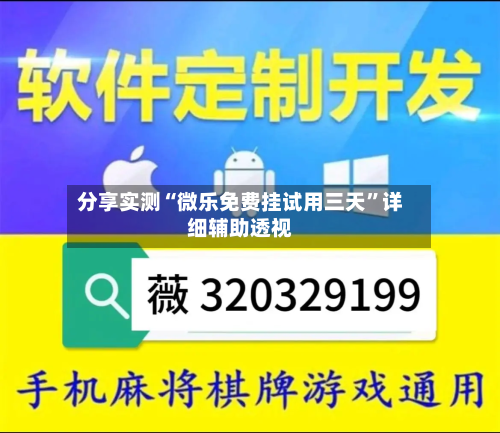 分享实测“微乐免费挂试用三天”详细辅助透视-第3张图片
