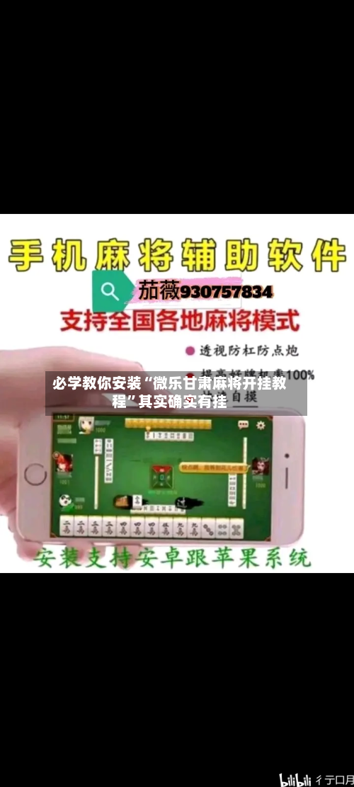 必学教你安装“微乐甘肃麻将开挂教程”其实确实有挂