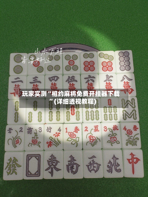 玩家实测“相约麻将免费开挂器下载”(详细透视教程)