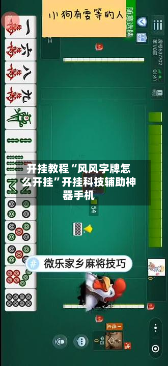 开挂教程“风风字牌怎么开挂”开挂科技辅助神器手机-第3张图片